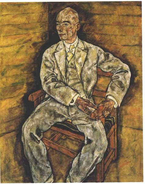 Male Portraits By Egon Schiele Wikimedia Commons Painting Egon