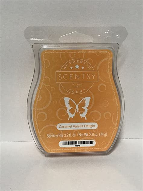 Scentsy Caramel Vanilla Delight Bar Wickless Candle Tart