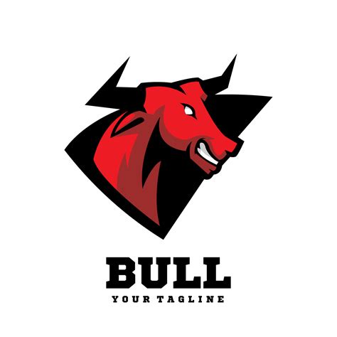 Bull sports logo 8551781 Vector Art at Vecteezy