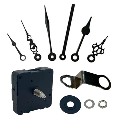 New Ok888 Quartz 24 Hour 24hr Clock Movement Mechanism With Hands 95mm
