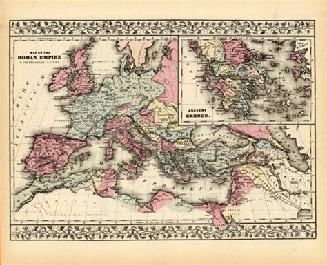 Vintage Antique Ancient Maps Art Source International