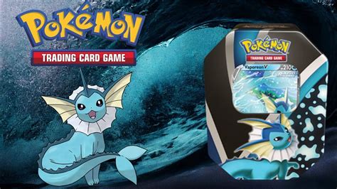 Opening Pokemon Vaporeon V Tin Youtube