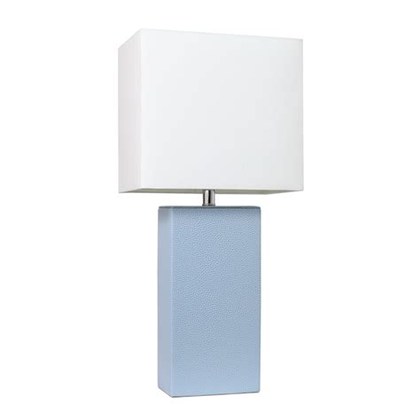 Lalia Home Lexington 21 In Periwinkle On Off Switch Table Lamp With