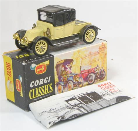 Vintage Corgi Corgi Classics diecast model 1910 Renault in primrose ...