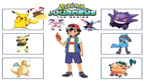 Pokemon Journeys The Series Ash Team - bmp-titmouse