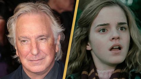 Alan Rickman slammed Emma Watson's acting in personal diaries