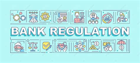 Bank Regulation Word Concepts Banner Credit Lettering Supervision