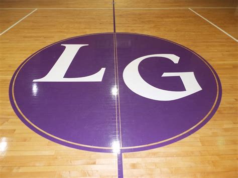 LaGrange High School Center Logo 2 - Sports Floors, Inc.