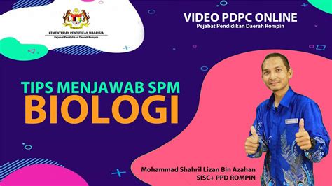 Tips Menjawab Spm Biologi Kertas 3 Youtube