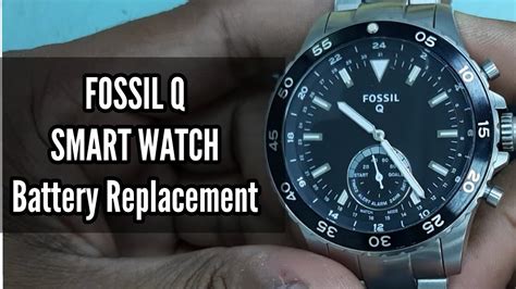 Fossil Q Smart Watch Battery Replacement Tutorial Watch Repair