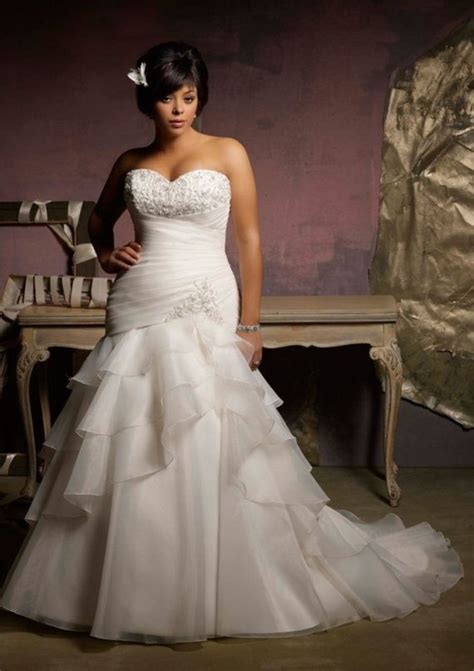 Plus Size Wedding Dresses Mermaid Style Curvyoutfits