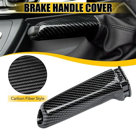 Car Hand Brake Cover Carbon Fiber Handbrake For BMW 2X 3X 5X E46 E90