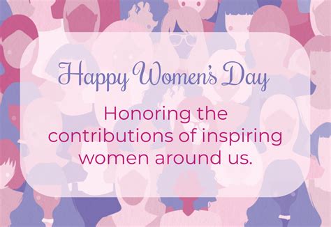 Free Women's Day Card Template to Edit Online