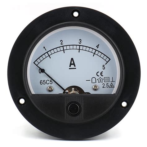 Baomain Ampere Panel Meter Analog Ammeter 65c5 Dc 1a 2a 3a 5a 10a 15a Baomain