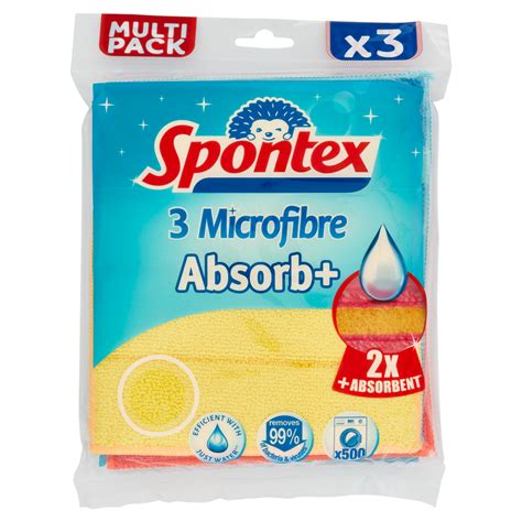 Spontex Microfibre Pad X3 Carrefour