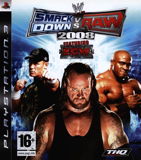 THQ Entertainment WWE Smackdown Vs Raw 2008 PlayStation 3 Edition