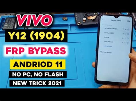 Vivo Y Andriod Frp Bypass Y Google Account Remove No