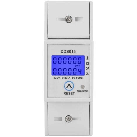 Eosnow Compteur D Nergie Monophas Num Rique Lcd A V Hz Watt