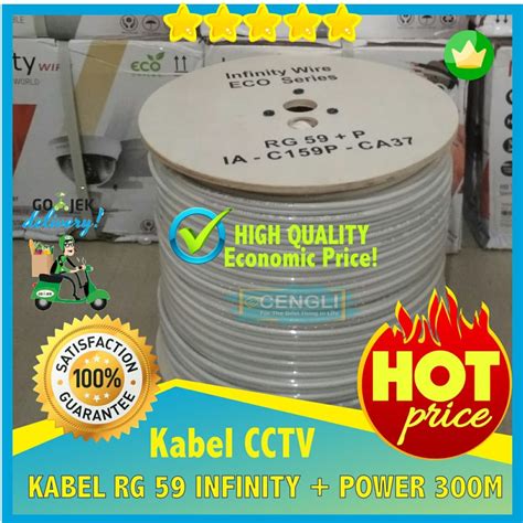 Jual Kabel Cctv Infinity Coaxial Rg Power Rg Per Meter Mirip Mmp