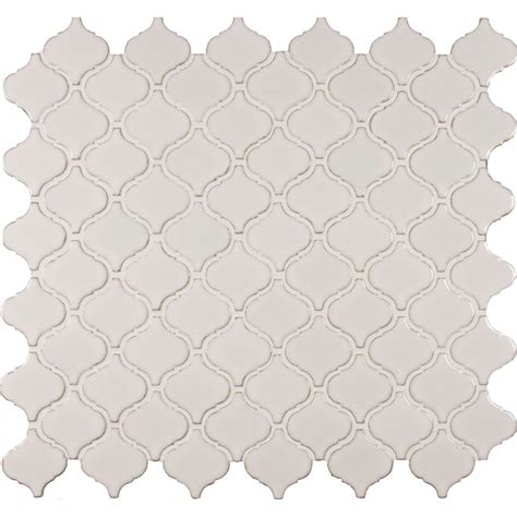 Shop For Beautiful White Arabesque Mosaic Tilesbay