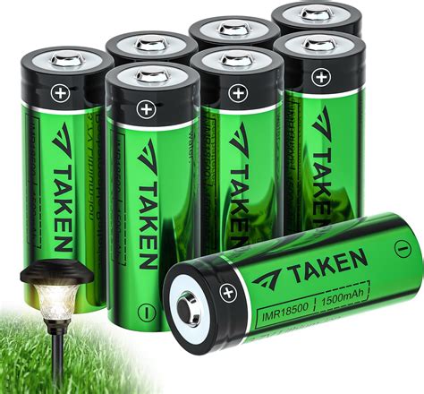 Amazon Taken 18500 Rechargeable Batteries 3 7V 1500mAh Li Ion IMR