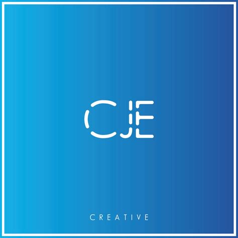 Cje Premium Vector Ltimo Dise O De Logotipo Dise O Creativo De