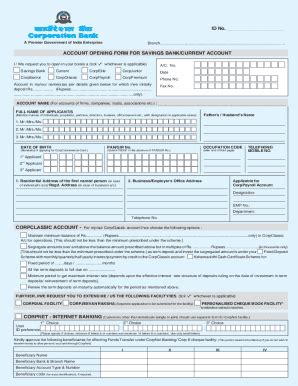 Fillable Online Hsbc Basic Savings Bank Deposit Account Opening Form