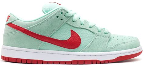 Nike Sb Dunk Low Medium Mint Gym Red