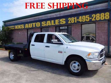 Ram 3500 Heavy Duty Flatbed Crew Cab 2012 Utility Service Trucks