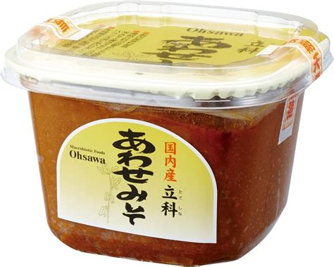 Jp オーサワジャパン 国内産立科あわせみそ 1個 食品・飲料・お酒