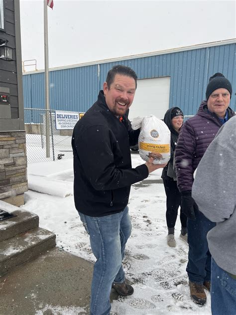 Thanksgiving Turkey Handout Economic Development Corporation Ho
