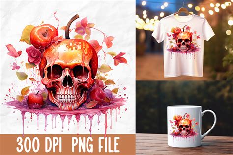 Happy Halloween Retro Poison Apple Graphic by Kanweat · Creative Fabrica