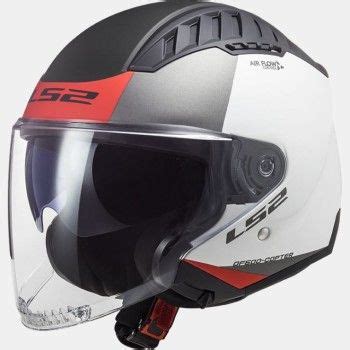 LS2 OF600 COPTER URBAN Jet Helmet Motorcycle Scooter Matt White Red