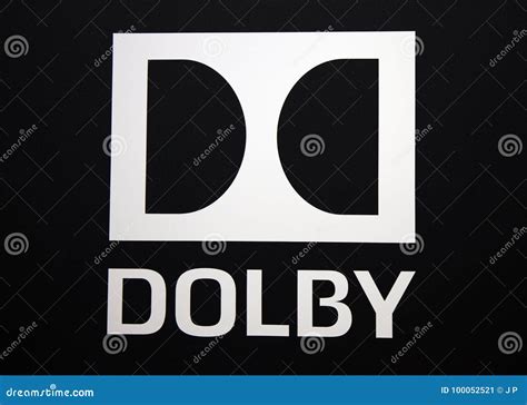 Dolby Logo And Letters Editorial Photo Image Of Studio 100052521