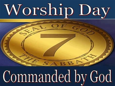 7th Day Sabbath Seal Of God