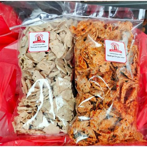 Jual Basreng Viral Varian Rasa Original Dan Pedas Kemasan 500 Gram