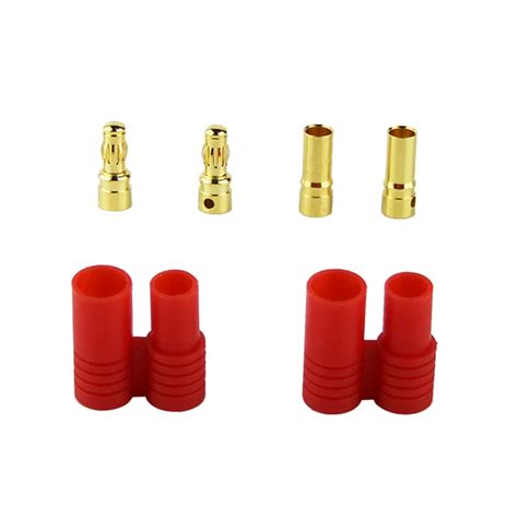 10sets Male Female HXT 3 5mm Gold Banana Bullet Connector Plugs With