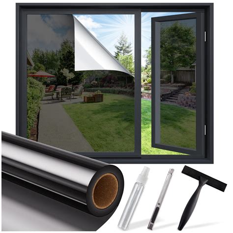 Lifetree One Way Window Film Mirror Reflective Window Film Privacy