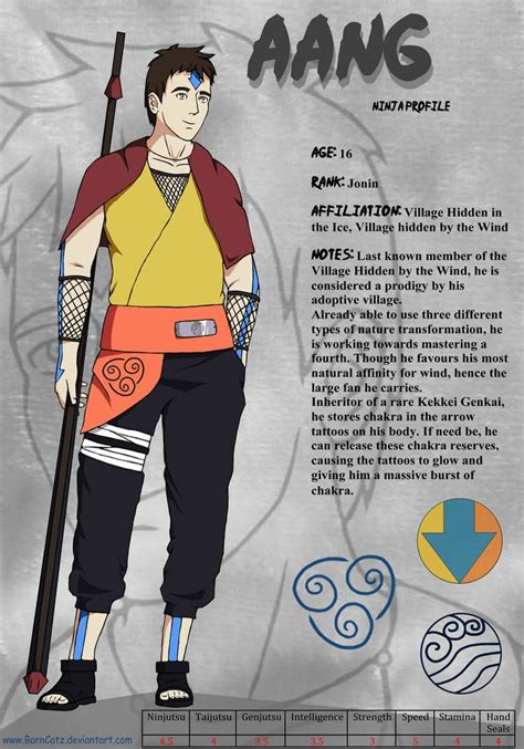 Ninja Gaang Aang By Barncatz On Deviantart Aang Avatar The Last