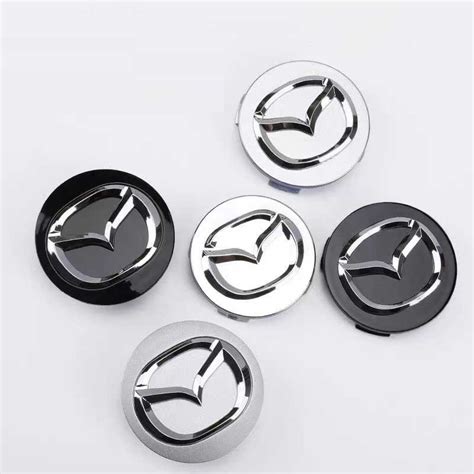 1 4pcs 56mm Mazda Wheel Center Hub Cap Cover Emblem Wheels Rims