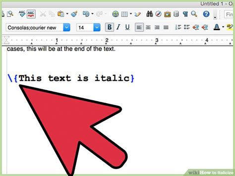 How To Italicize With Pictures Wikihow