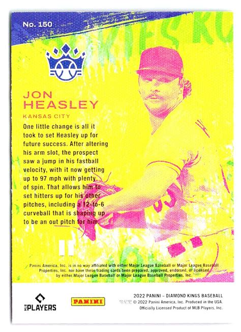 Panini Diamond Kings Jon Heasley On Kronozio