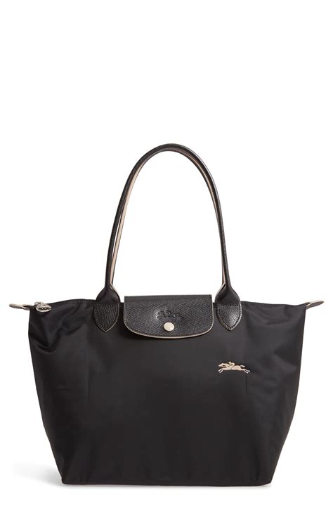 Longchamp Le Pliage Club Small Shoulder Tote In Black Lyst