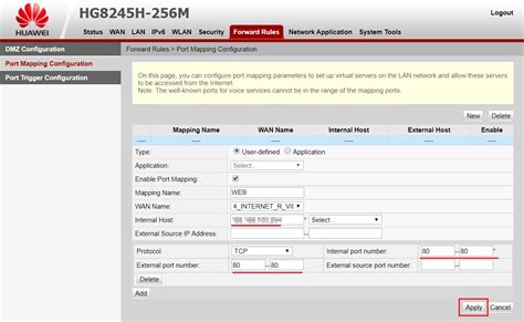 How To Set Up Port Forwarding In Huawei