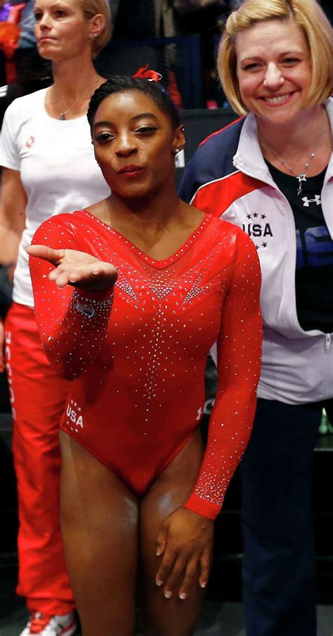 Springs Simone Biles Wins Third Straight World All Around Gymnastics Title