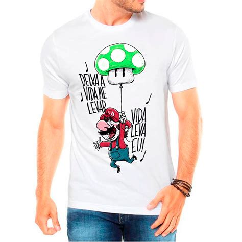 Camiseta Mario Bros Super Nintendo Camiseta Games Geek Elo