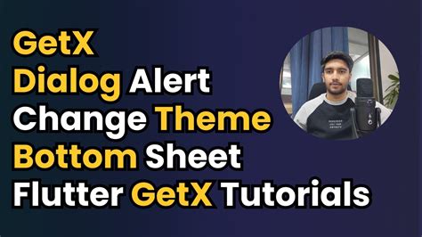 Part 2 Flutter GetX Change Light And Dark Theme Flutter GetX Tutorials