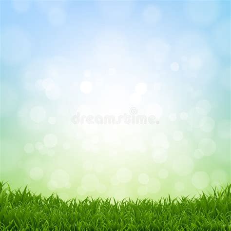 Spring Grass Border Stock Vector Illustration Of Grassland 187689008