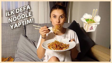 İlk Defa Noodle Yaptim 🍜 Ev Halİm Youtube