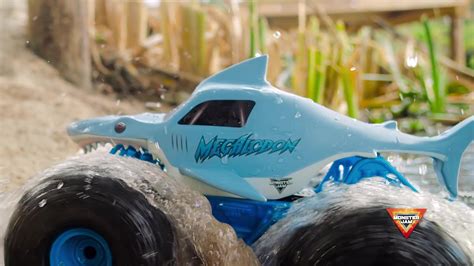 Monster Jam, Official Megalodon Storm All-Terrain Remote Control ...